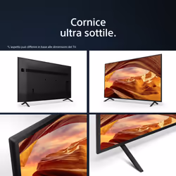 Sony BRAVIA | KD-55X75WL | LED | 4K HDR | Google TV | ECO PACK | BRAVIA CORE | Narrow Bezel Design - Vista aggiuntiva 4