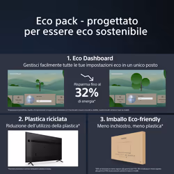 Sony BRAVIA | KD-43X75WL | LED | 4K HDR | Google TV | ECO PACK | BRAVIA CORE | Narrow Bezel Design - Vista aggiuntiva 8