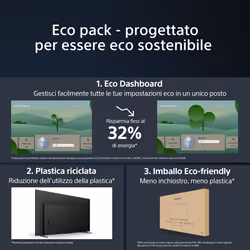 Sony XR-65A80L 165,1 cm (65") 4K Ultra HD Smart TV Wi-Fi Nero - Vista aggiuntiva 6