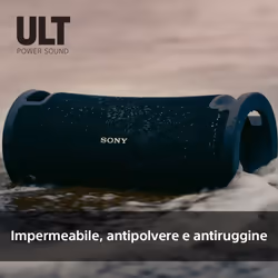Sony ULT FIELD 7 - Speaker portatile wireless Bluetooth con ULT POWER SOUND, Ultimate Deep BASS, X Balanced Speaker, batteria da 30 ore, IP67, impermeabile, illuminazione a LED, microfono, ingresso per chitarra - Nero - Vista aggiuntiva 7