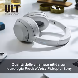 Sony ULT WEAR - Cuffie Bluetooth Wireless con ULT POWER SOUND, bassi profondi, Noise Cancelling, ottima qualità delle chiamate, durata della batteria fino a 30 ore, IOS e Android - Vista aggiuntiva 6
