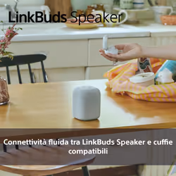 Sony LinkBuds Speaker – Altoparlante Portatile Wireless Bluetooth, IPX4, resistente all'acqua, batteria da 12 ore, qualità delle chiamate nitide, per esterni, da viaggio - Black - Vista aggiuntiva 6