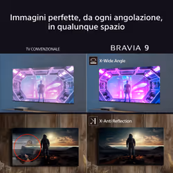 Sony BRAVIA 9 QLED (XR l Mini LED) 85 Pollici 4K HDR Google Smart TV (2024) | Gaming Menu per PlayStation 5, IMAX Enhanced, Dolby Vision Atmos, Chromecast, AirPlay, 120Hz 85XR90 - Vista aggiuntiva 7