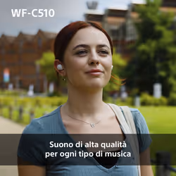 Sony WF-C510 | Cuffie True Wireless - Suono di alta qualità, Equalizzatore personalizzabile, Design Confortevole, Batteria da 22 ore, Ricarica Rapida, Connessione Multipoint Bluetooth, Ambient Sound Mode, Spotify Tap, Classificazione IPX4 - Nero - Vista aggiuntiva 4
