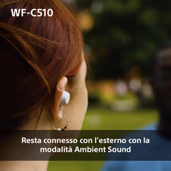 Sony WF-C510 | Cuffie True Wireless - Suono di alta qualità, Equalizzatore personalizzabile, Design Confortevole, Batteria da 22 ore, Ricarica Rapida, Connessione Multipoint Bluetooth, Ambient Sound Mode, Spotify Tap, Classificazione IPX4 - Bianco - Vista aggiuntiva 8