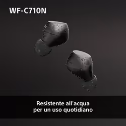 Sony WFC710NB.CE7 cuffia e auricolare True Wireless Stereo (TWS) In-ear Musica e Chiamate USB tipo-C Bluetooth Nero - Vista aggiuntiva 8