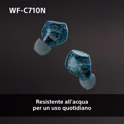 Sony WFC710NL.CE7 cuffia e auricolare True Wireless Stereo (TWS) In-ear Musica e Chiamate USB tipo-C Bluetooth Blu - Vista aggiuntiva 8