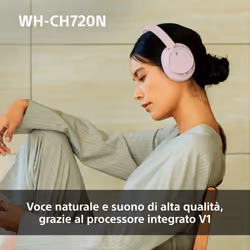 Sony WHCH720NP.CE7 cuffia e auricolare Con cavo e senza cavo A Padiglione Musica e Chiamate USB tipo-C Bluetooth Blu - Vista aggiuntiva 8