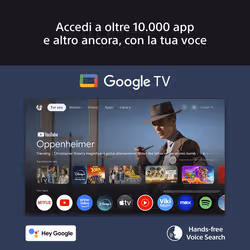 Sony K-55S3 138,7 cm (54.6") 4K Ultra HD Smart TV Wi-Fi Nero - Vista aggiuntiva 7