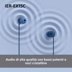 Sony IER-EX15C Auricolare Cablato In-ear Musica e Chiamate USB tipo-C Rosa - Vista aggiuntiva 5