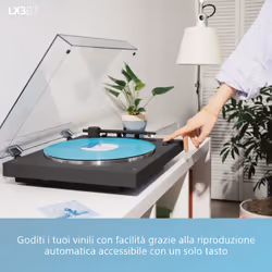 Sony PS-LX3BT Giradischi con trasmissione a cinghia Nero Automatico - Vista aggiuntiva 8