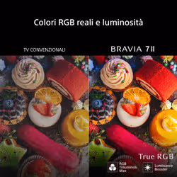 Sony BRAVIA 7 II | RGB autentico | LED RGB | Smart TV 4K HDR | XR Processor con AI - Vista aggiuntiva 3