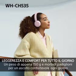 Sony WHCH535P.CE7 Auricolare Wireless A Padiglione Bluetooth Rosa - Vista aggiuntiva 4