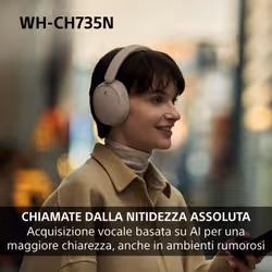 Sony WHCH735NP.CE7 Cuffie Bluetooth Rosa - Vista aggiuntiva 7