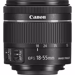 Canon Obiettivo EF-S 18-55mm f/4-5.6 IS STM, Obiettivi con zoom standard, 12/10, 18 - 55 mm, Stabilizzatore immagine, Canon E ...