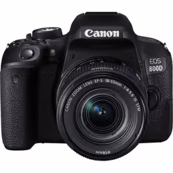 Canon EOS 800D + EF-S 18-55mm 4.0-5.6 IS STM Kit fotocamere SLR 24,2 MP CMOS 6000 x 4000 Pixel Nero
