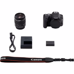 Canon EOS 200D + EF-S 18-55mm f/3.5-5.6 III Kit fotocamere SLR 24,2 MP CMOS 6000 x 4000 Pixel Nero