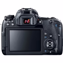 Canon EOS 77D + 18-55mm F4.0-5.6 IS STM Kit fotocamere SLR 24,2 MP CMOS 6000 x 4000 Pixel Nero - Vista aggiuntiva 2