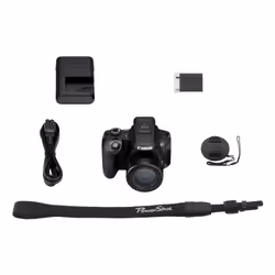 Canon PowerShot SX70 HS 1/2.3" Fotocamera Bridge 20,3 MP CMOS 5184 x 3888 Pixel Nero - Vista aggiuntiva 6