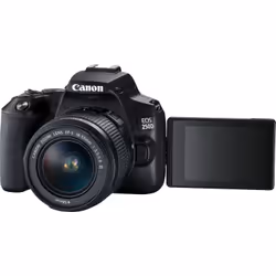 Canon EOS 250D + EF-S 18-55mm f/3.5-5.6 III Kit fotocamere SLR 24,1 MP CMOS 6000 x 4000 Pixel Nero - Vista aggiuntiva 5