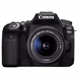 Canon EOS 90D + EF-S 18-55mm f/3.5-5.6 IS STM Kit fotocamere SLR 32,5 MP CMOS 6960 x 4640 Pixel Nero - Vista aggiuntiva 5