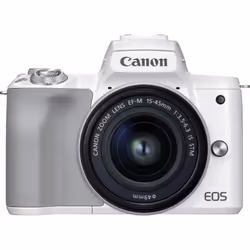 Canon EOS M50 Mark II + M15-45 S EU26 MILC 24,1 MP CMOS 6000 x 4000 Pixel Bianco - Vista aggiuntiva 3