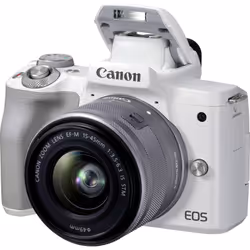 Canon EOS M50 Mark II + M15-45 S EU26 MILC 24,1 MP CMOS 6000 x 4000 Pixel Bianco - Vista aggiuntiva 5