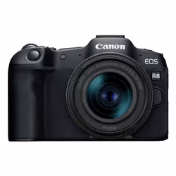 Canon EOS R8 + RF 24-50mm F4.5-6.3 IS STM Kit MILC 24,2 MP CMOS 6000 x 4000 Pixel Nero - Vista aggiuntiva 7