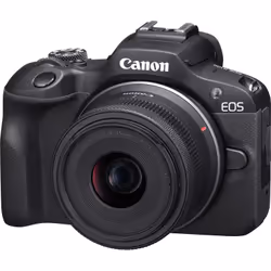 Canon EOS R100 + RF-S 18-45mm F4.5-6.3 IS STM + RF-S 55-200mm F5-7.1 IS STM Kit MILC 24,1 MP CMOS 6000 x 4000 Pixel Nero - Vista aggiuntiva 4