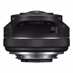 Canon RF-S 3.9mm F3.5 STM DUAL FISHEYE MILC Obiettivo fish-eye ampio Nero - Vista aggiuntiva 5