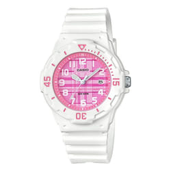 Casio Standard LRW-200H-4CV orologio Orologio da polso Femmina Quarzo Bianco, Rosa Bianco