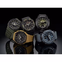 Casio G-Shock GA-2100SU-1A Orologio da polso Unisex Mimetico Nero - Vista aggiuntiva 6