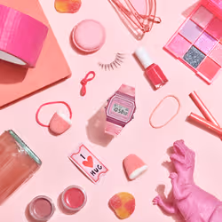 Casio F-91WS-4 Orologio bracciale Quarzo Trasparente, Rosa - Vista aggiuntiva 2