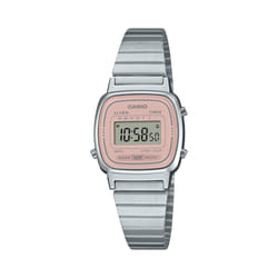 Casio Standard LA670WEA-4A2 orologio Orologio da polso Femmina Quarzo Acciaio inox, Rosa Acciaio inox