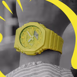 Casio G-Shock GA-2100-9A9ER Orologio da polso Unisex Giallo - Vista aggiuntiva 8