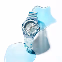 Casio LRW-200HS-2EVEF Orologio da polso Quarzo Trasparente, Blu Blu - Vista aggiuntiva 2