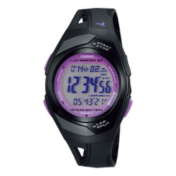 Casio Collection STR-300-1C Orologio da polso Unisex Nero, Viola Nero