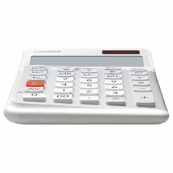 Casio JE-12E-WE calcolatrice Desktop Calcolatrice di base Bianco - Vista aggiuntiva 3