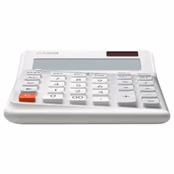 Casio DE-12E-WE calcolatrice Desktop Calcolatrice di base Bianco - Vista aggiuntiva 3