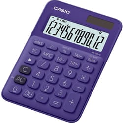 Casio MS-20UC-PL calcolatrice Desktop Calcolatrice di base Viola
