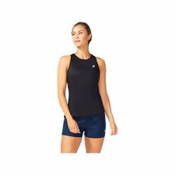 ASICS 2012C334.001_XL, Adulto, Femmina, Nero, Canottiera, XL, 1 pz