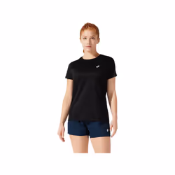 ASICS 2012C335.001_M, Adulto, Femmina, Nero, Maglietta, M, 1 pz