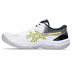 ASICS 1071A092.100_9.5 calzatura per sport di squadra Pallavolo Maschio Bianco, Giallo - Vista aggiuntiva 4