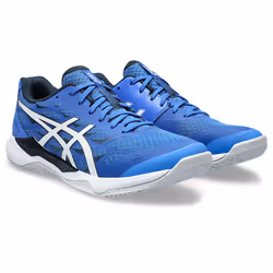ASICS 1071A090.400_7.5 calzatura per sport di squadra Pallavolo Maschio Blu, Bianco