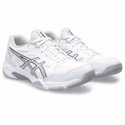 ASICS 1072A093.101_9.5 calzatura per sport di squadra Pallavolo Femmina Argento, Bianco