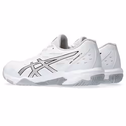 ASICS 1072A093.101_9.5 calzatura per sport di squadra Pallavolo Femmina Argento, Bianco