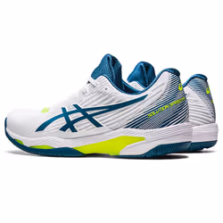 ASICS 1041A182.102_7.5 calzatura per sport di squadra Maschio Colore foglia di tè, Bianco