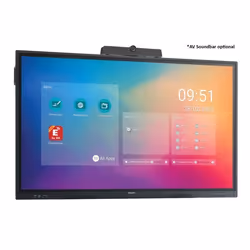 Sharp PN-LC862 Pannello piatto per segnaletica digitale 86" LCD Wi-Fi 450 cd/m² 4K Ultra HD Nero Touch screen Processore integrato 16/7 - Vista aggiuntiva 2