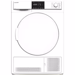 Sharp KD-HCB7S7PW91, Libera installazione, Caricamento frontale, Condensa, Bianco, Pulsanti, Manopola, Destra