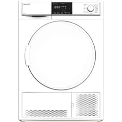 Sharp KD-HCB7S7PW91 asciugatrice Libera installazione Caricamento frontale 7 kg B Bianco
